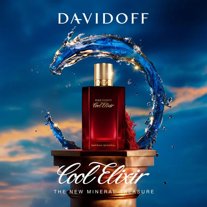 Davidoff Cool Elixir Safran Mineral parfum intense pentru bărbați 50 ml