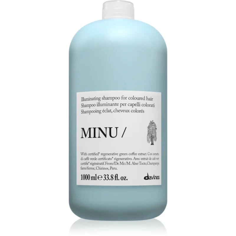 Davines Minu Illuminating shampoo sampon pentru stralucire pentru păr vopsit 1000 ml