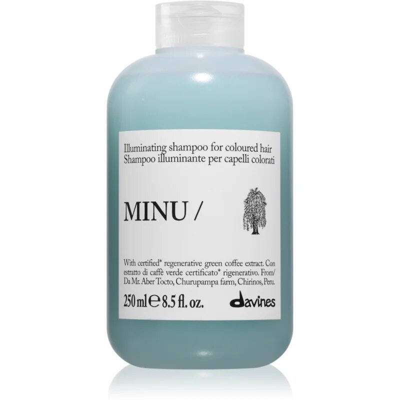 Davines Minu Illuminating shampoo sampon pentru stralucire pentru păr vopsit 250 ml