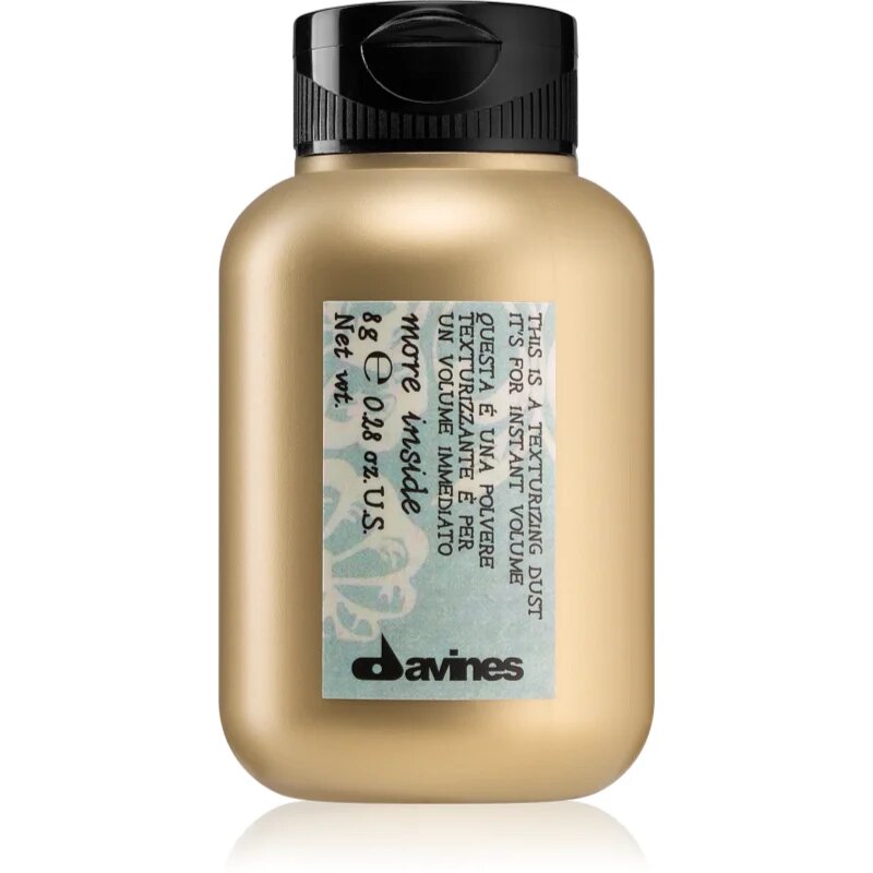Davines More Inside Texturizing Dust pudră matifiantă de volum 8 g