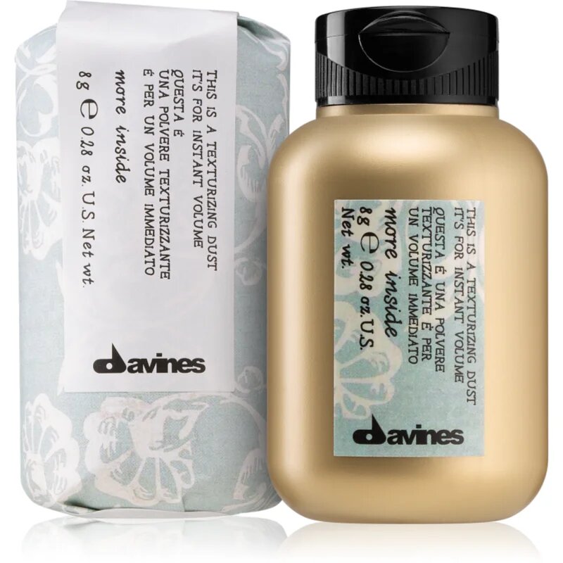 Davines More Inside Texturizing Dust pudră matifiantă de volum 8 g