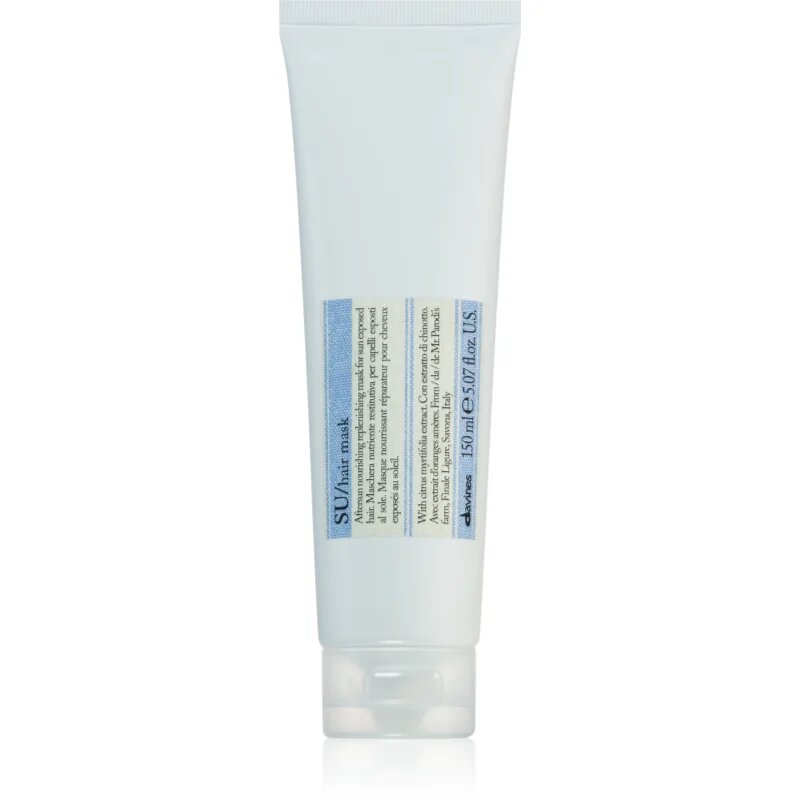 Davines SU Hair Mask masca hidratanta pentru păr uscat și deteriorat 150 ml