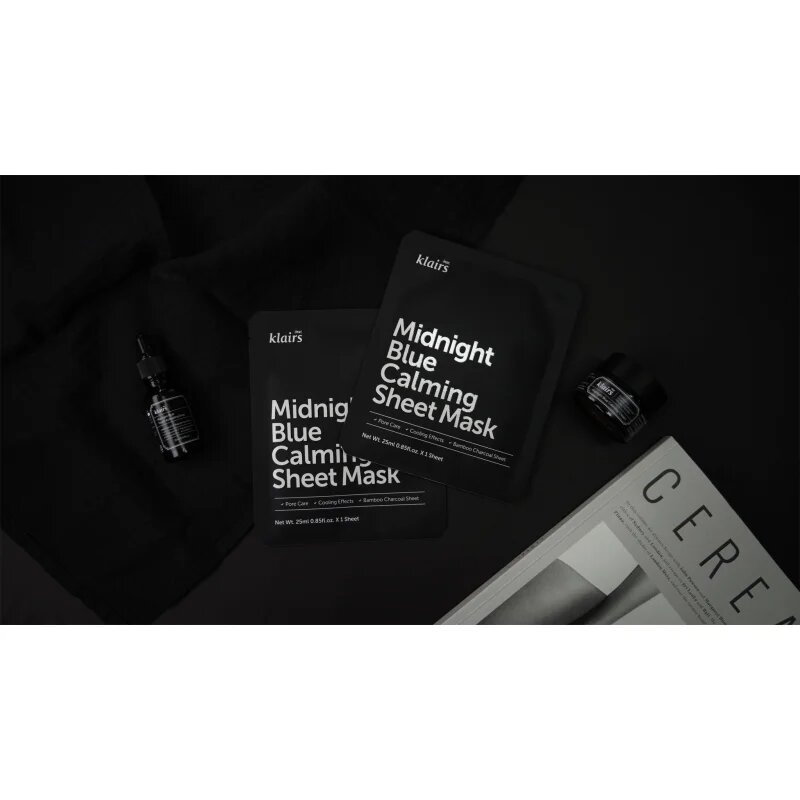 Dear Klairs Midnight Blue Calming Sheet Mask mască textilă calmantă 25 ml