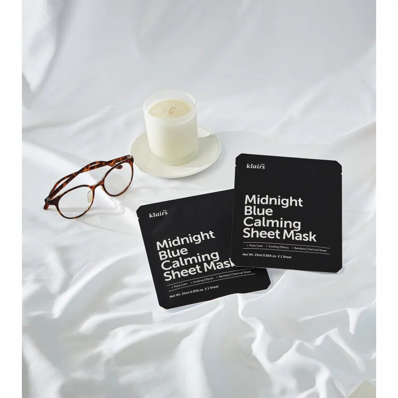 Dear Klairs Midnight Blue Calming Sheet Mask mască textilă calmantă 25 ml