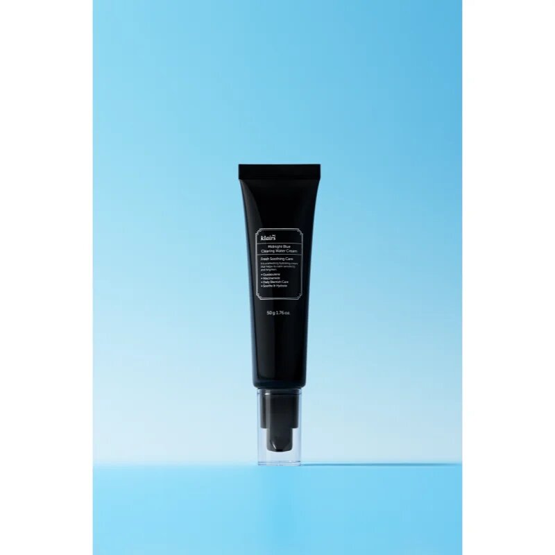 Dear Klairs Midnight Blue Clearing Water Cream crema hidratanta usoara pentru strălucirea și netezirea pielii 50 g