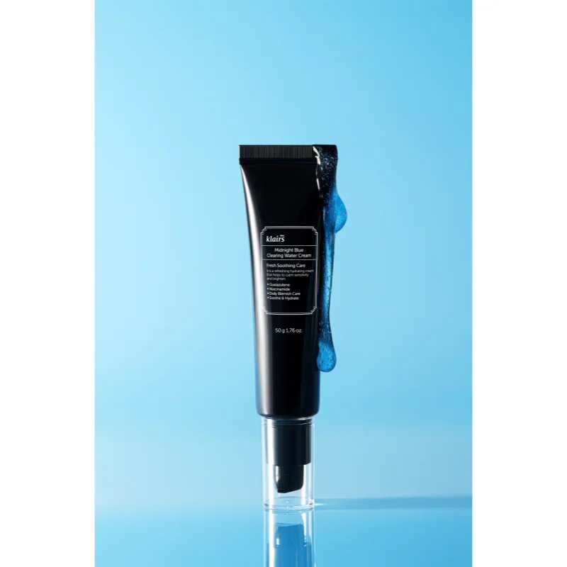 Dear Klairs Midnight Blue Clearing Water Cream crema hidratanta usoara pentru strălucirea și netezirea pielii 50 g