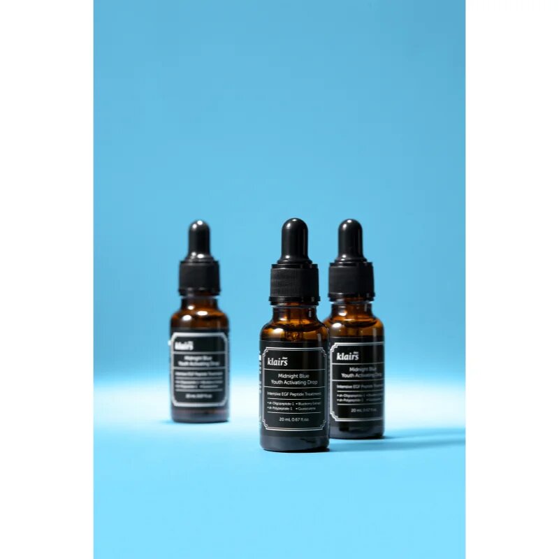 Dear Klairs Midnight Blue Youth Activating Drop ser activator pentru intinerirea pielii 20 ml