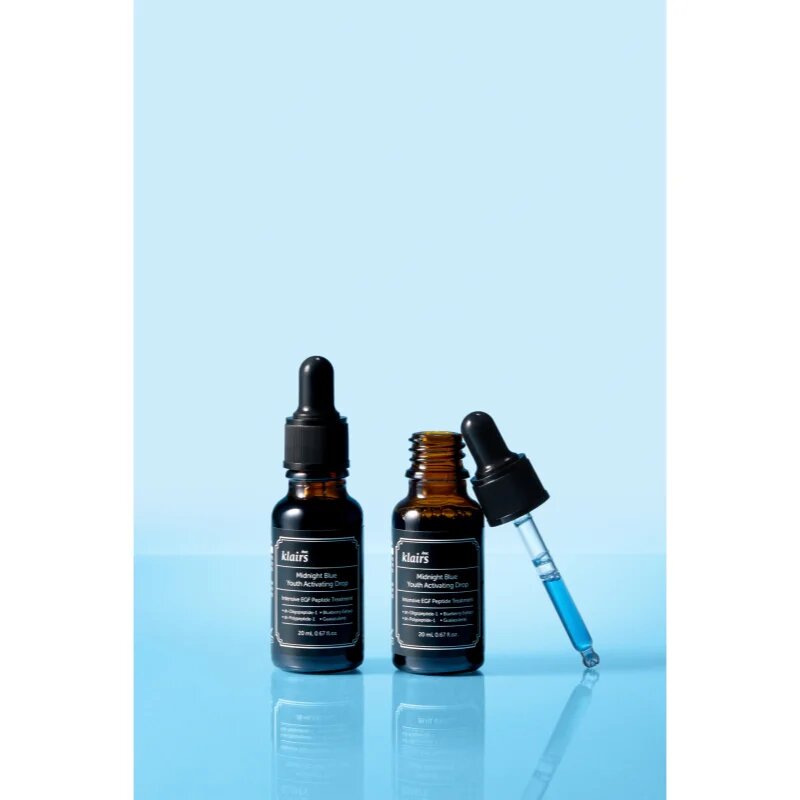 Dear Klairs Midnight Blue Youth Activating Drop ser activator pentru intinerirea pielii 20 ml