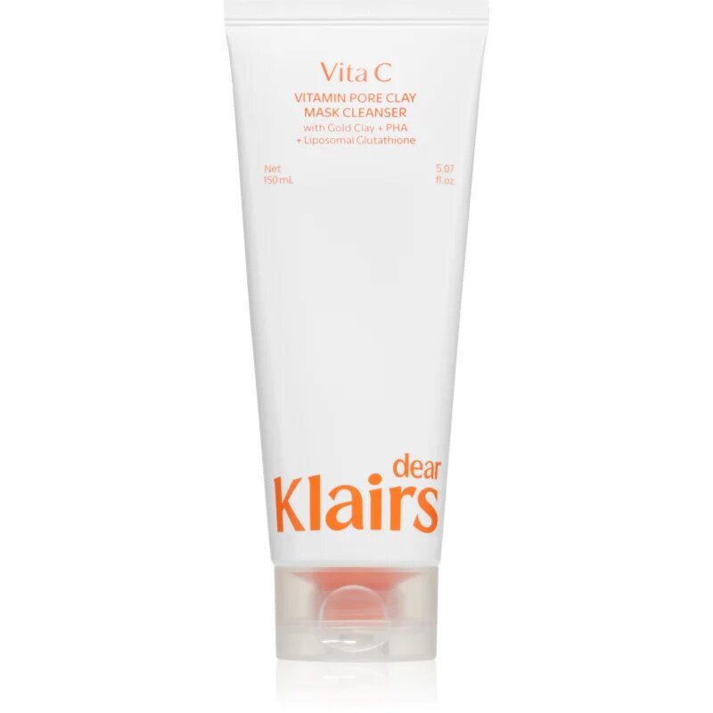 Dear Klairs Vitamin Pore Clay Mask Cleanser crema hidratanta pentru curatare pentru o piele mai luminoasa 150 ml