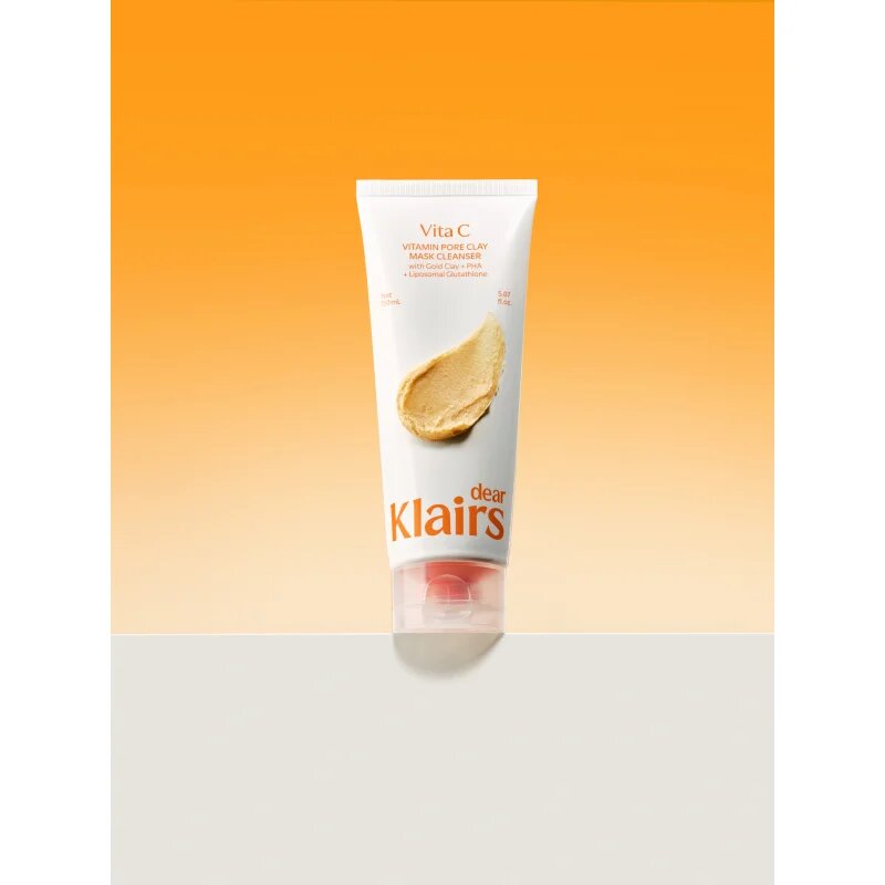 Dear Klairs Vitamin Pore Clay Mask Cleanser crema hidratanta pentru curatare pentru o piele mai luminoasa 150 ml