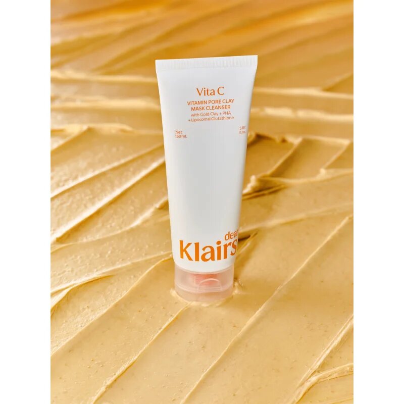 Dear Klairs Vitamin Pore Clay Mask Cleanser crema hidratanta pentru curatare pentru o piele mai luminoasa 150 ml
