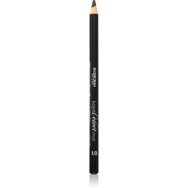 Deborah Milano Kajal Velvet Mat creion kohl pentru ochi culoare 01 Nero 1.3 g