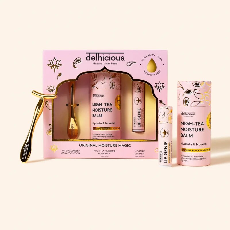 delhicious MOISTURE MAGIC set cadou corp si fata
