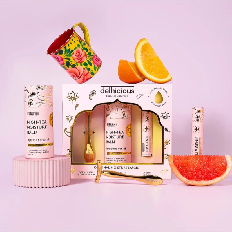 delhicious MOISTURE MAGIC set cadou corp si fata