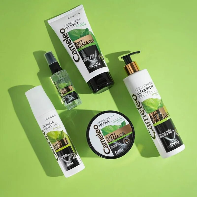 Delia Cosmetics Cameleo BB masca cu keratina pentru par deteriorat 200 ml