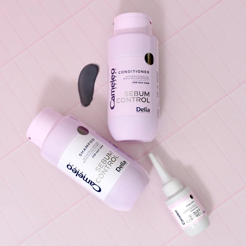 Delia Cosmetics Cameleo Expert Sebum Control Scrub exfoliant pentru scalp pentru par gras 30 ml