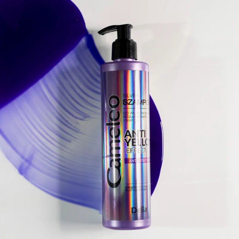 Delia Cosmetics Cameleo Silver șampon neutralizeaza tonurile de galben 250 ml