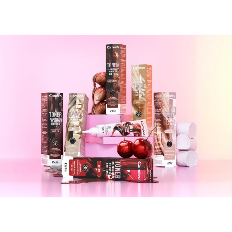 Delia Cosmetics Cameleo Toner toner color pentru păr culoare Chocolate 75 ml