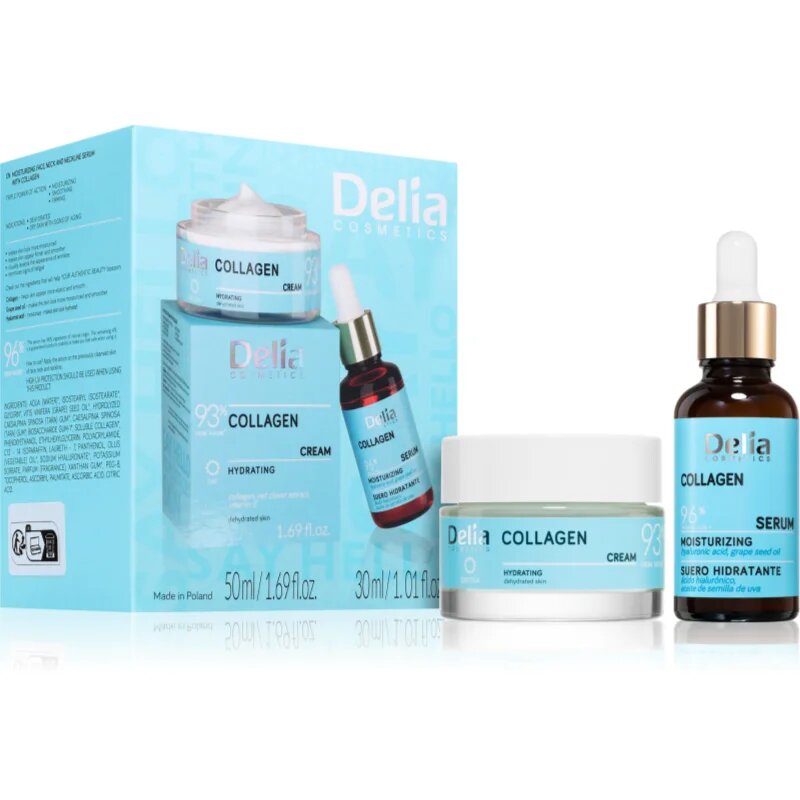 Delia Cosmetics Collagen Set set cadou pentru fata gat si piept