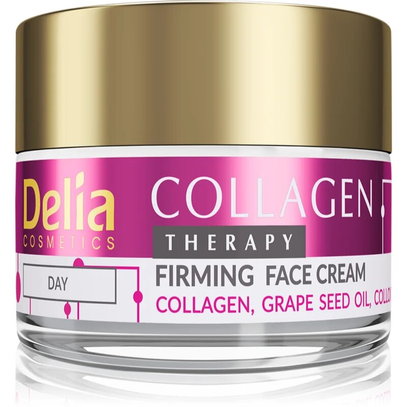 Delia Cosmetics Collagen Therapy Crema de zi pentru fermitate si hidratare cu colagen 50 ml