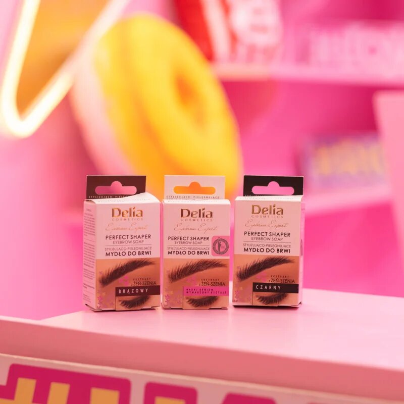 Delia Cosmetics Eyebrow Expert ceară de fixare pentru sprâncene culoare Brown 10 ml