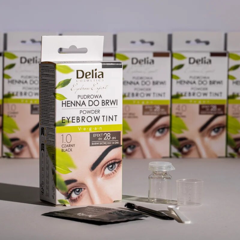 Delia Cosmetics Eyebrow Expert vopsea de sprancene culoare 4.0 Brown 4 g