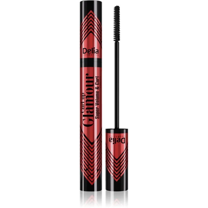 Delia Cosmetics Glamour mascara pentru extensie rotunjire si volum culoare Black 11 ml
