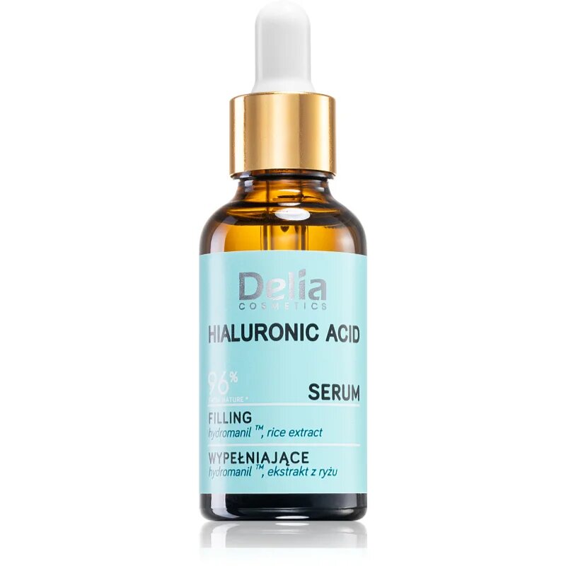 Delia Cosmetics Hyaluronic Acid ser de umplere pentru fata gat si piept 30 ml