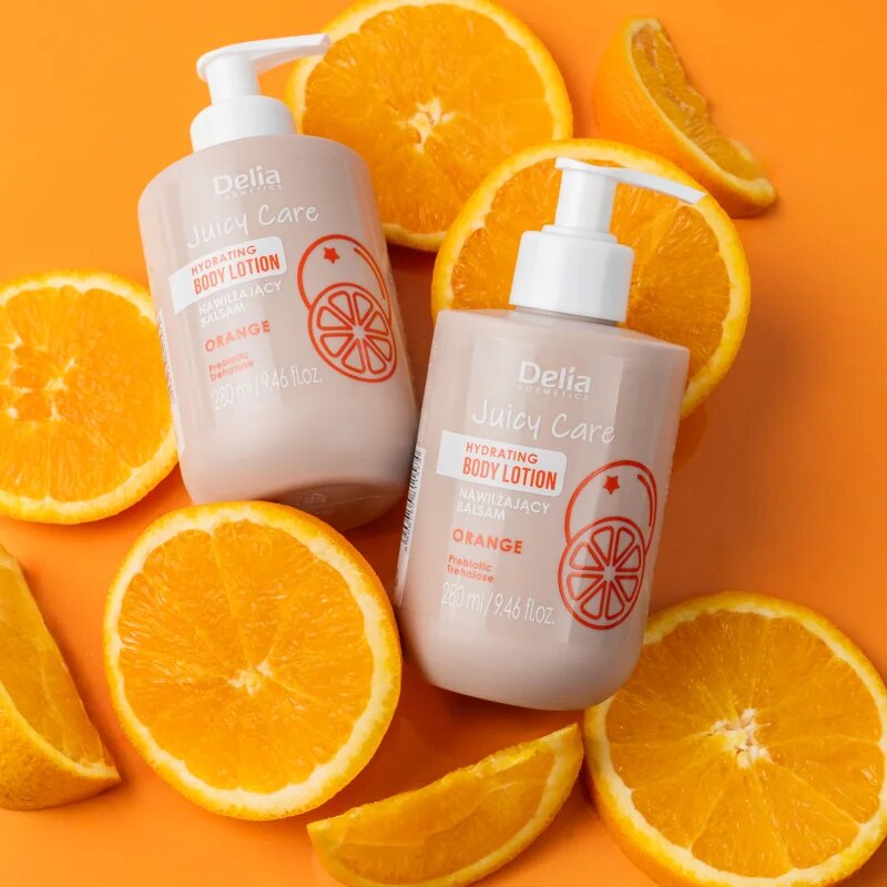 Delia Cosmetics Juicy Care Orange loțiune de corp hidratantă 280 ml