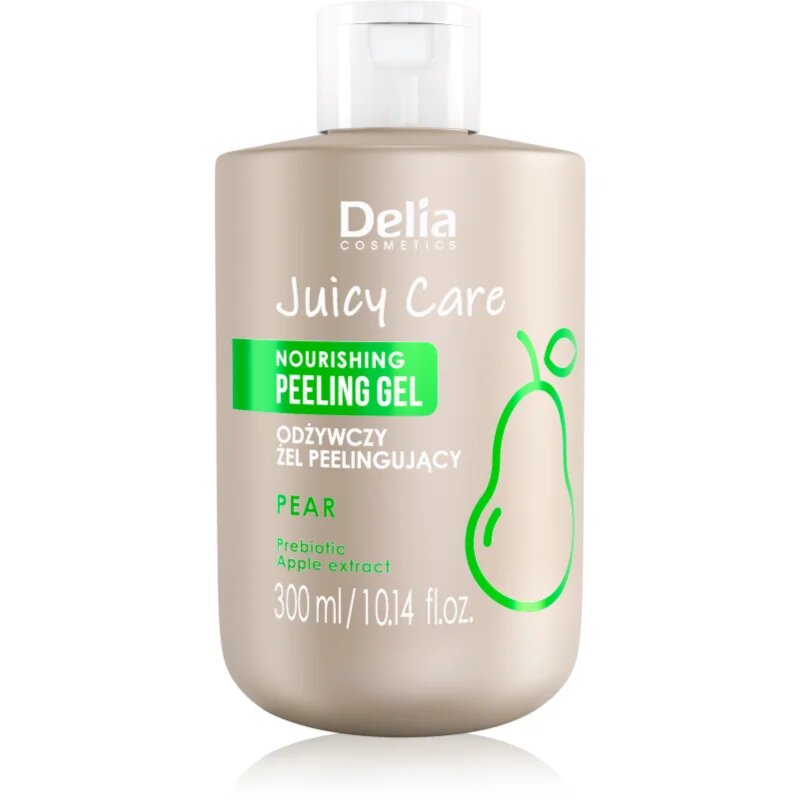 Delia Cosmetics Juicy Care Pear Exfoliant hrănitor pentru corp 300 ml