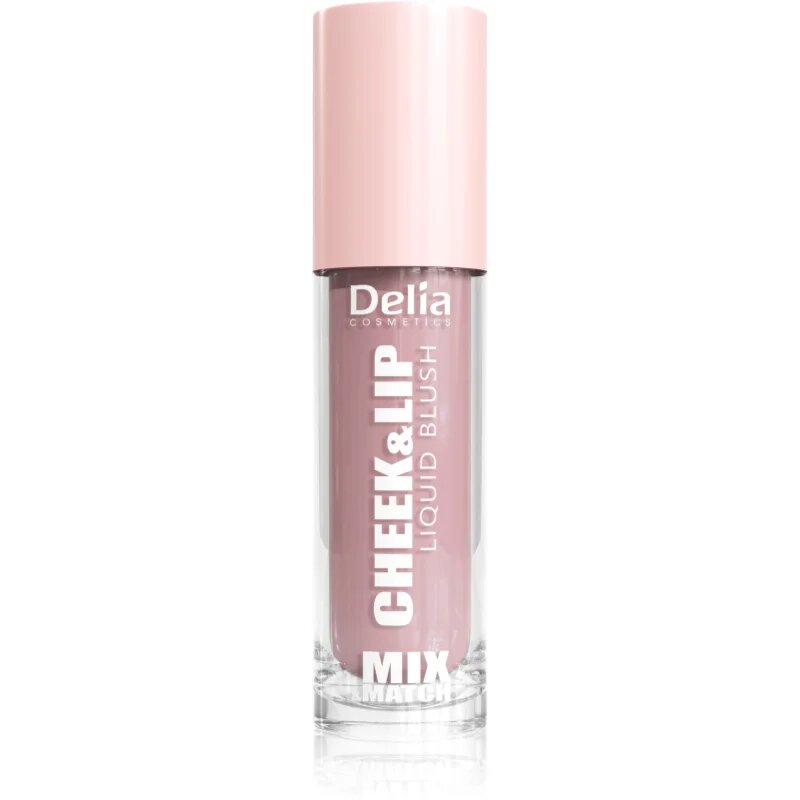 Delia Cosmetics Mix&Match Cheek & Lip Liquid Blush fard de obraz lichid buze si obraz culoare 02 4 ml