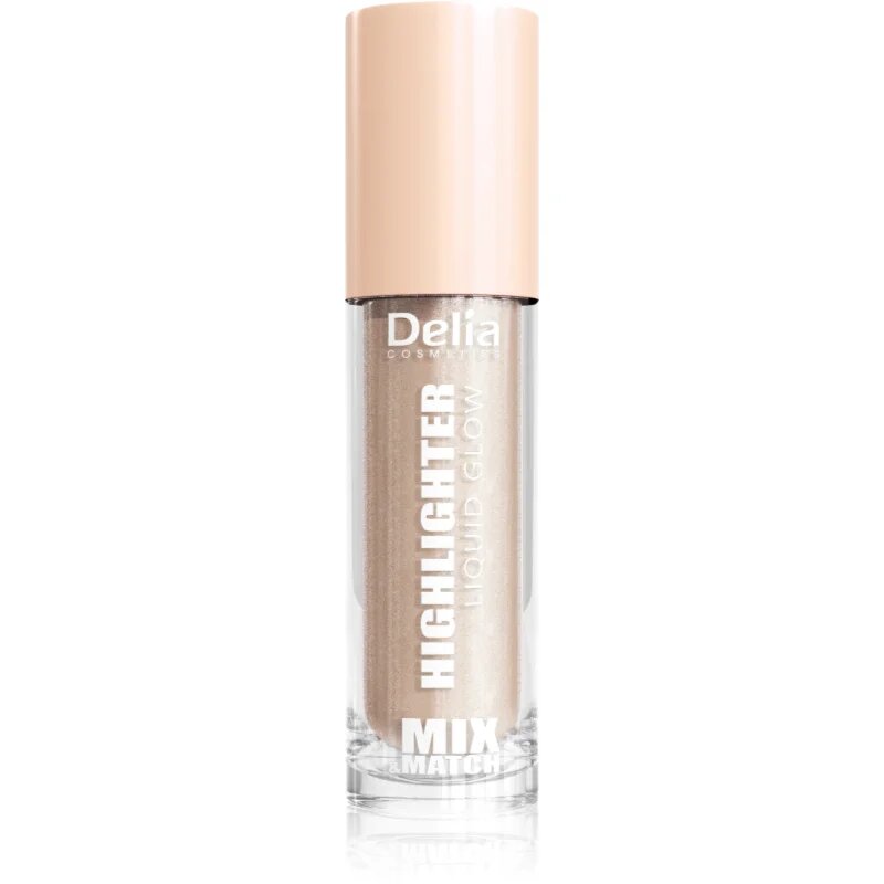 Delia Cosmetics Mix&Match Highlighter Liquid Glow iluminator lichid culoare 08 4 ml