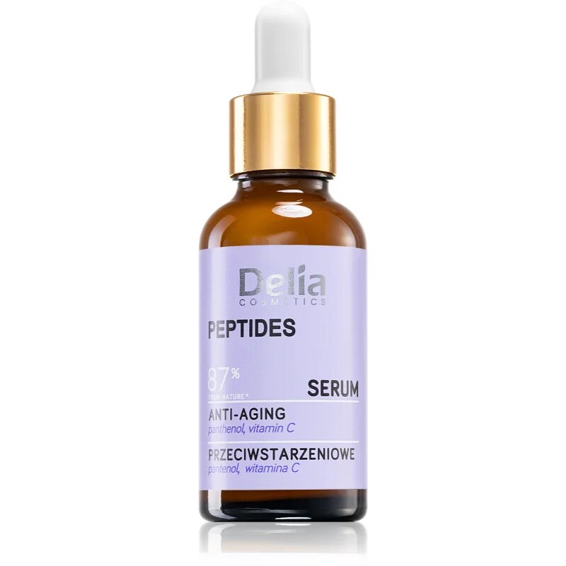 Delia Cosmetics Peptides ser facial anti-îmbătrânire pentru fata gat si piept 30 ml