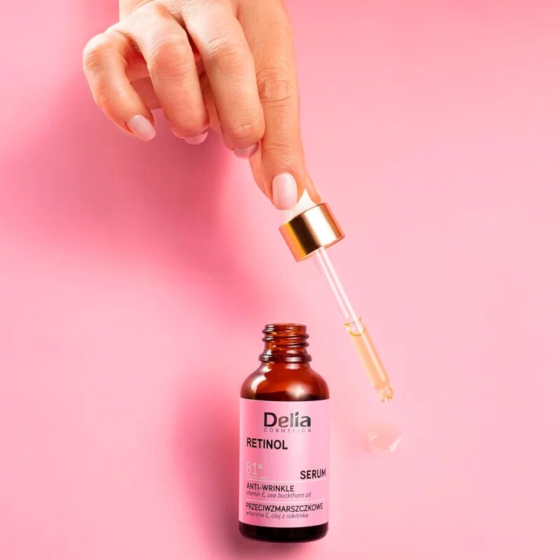 Delia Cosmetics Retinol ser pentru contur pentru fata gat si piept 30 ml