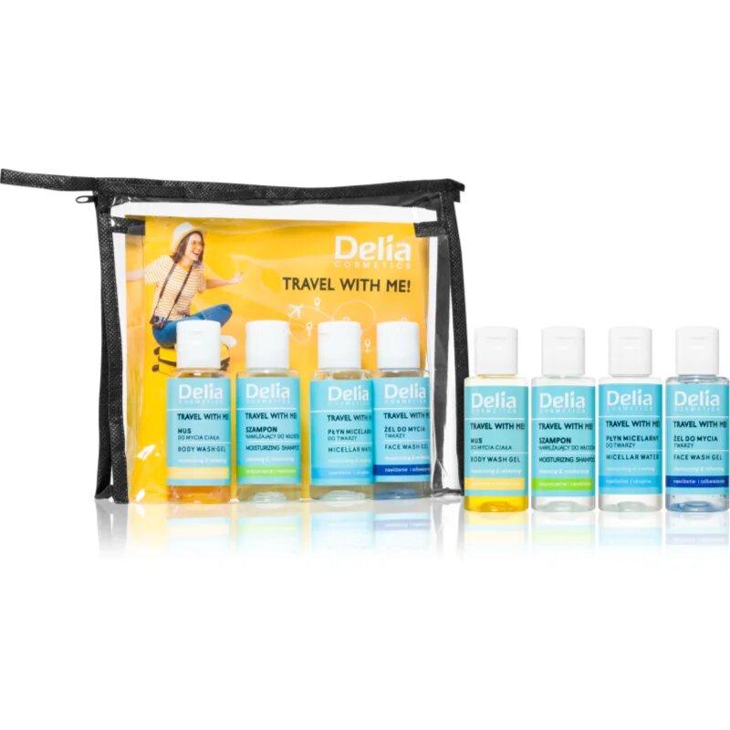 Delia Cosmetics Travel with me Seturi pentru voiaj pentru față corp și păr