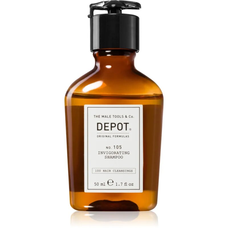 Depot 100 HAIR CLEANSING NO. 105 INVIGORATING SHAMPOO sampon fortifiant impotriva caderii parului 50 ml