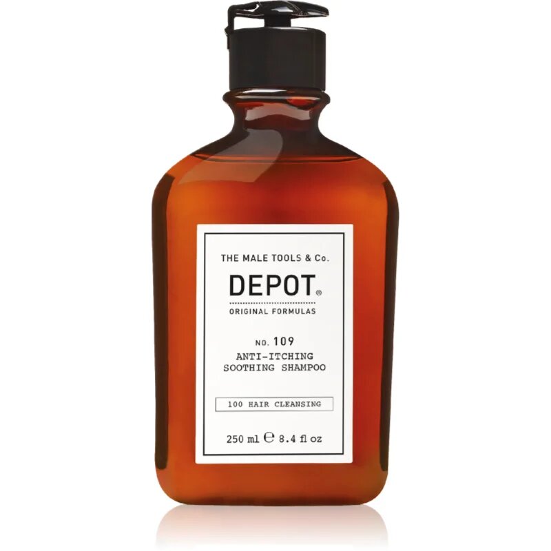 Depot 100 HAIR CLEANSING NO. 109 ANTI-ITCHING SOOTHING SHAMPOO sampon cu efect calmant impotriva iritatiilor si mancarimilor 250 ml