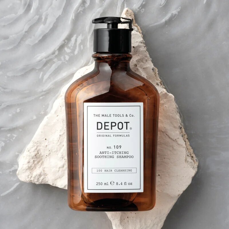 Depot 100 HAIR CLEANSING NO. 109 ANTI-ITCHING SOOTHING SHAMPOO sampon cu efect calmant impotriva iritatiilor si mancarimilor 250 ml