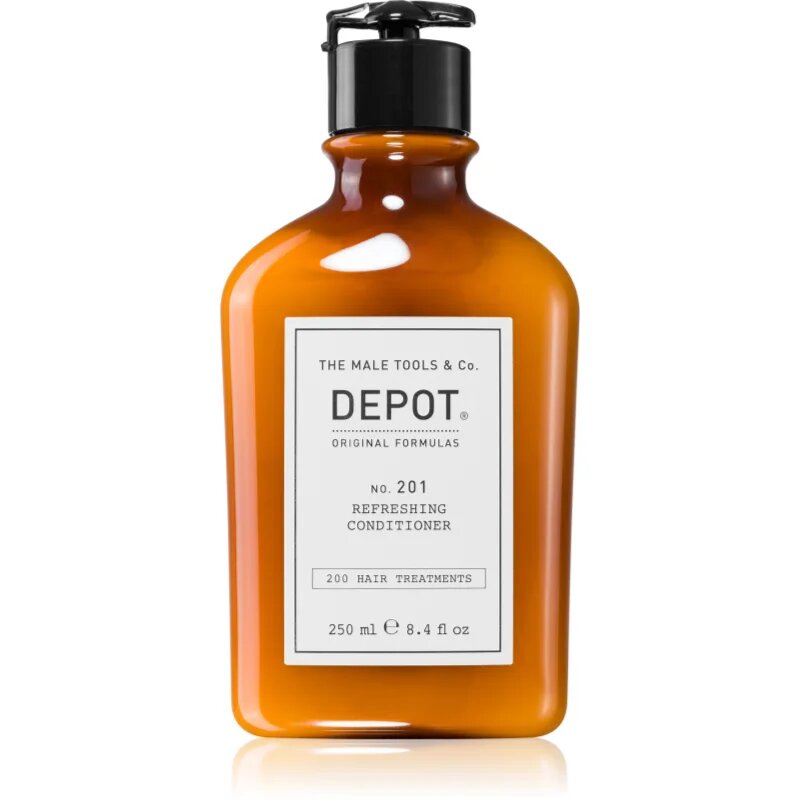 Depot 200 HAIR TREATMENTS NO. 201 REFRESHING CONDITIONER balsam hidratant pentru un par stralucitor si catifelat 250 ml