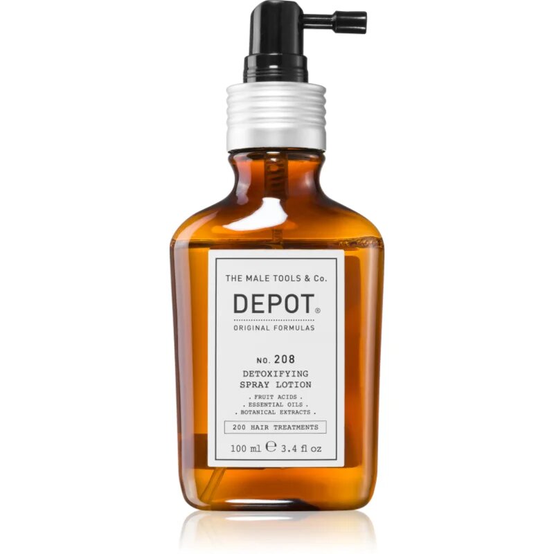 Depot 200 HAIR TREATMENTS NO. 208 DETOXIFYING SPRAY LOTION tratament de detoxificare pentru scalp 100 ml