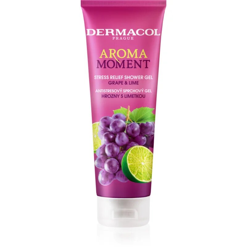 Aroma Moment Grape & Lime gel de dus anti-stres 250 ml