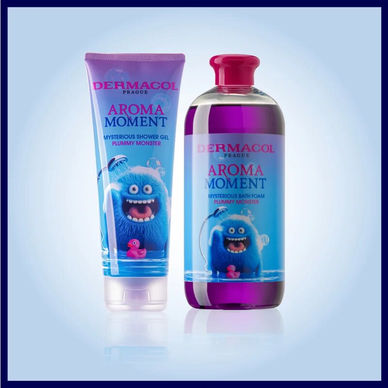 Dermacol Aroma Moment Plummy Monster set cadou pentru copii Plum