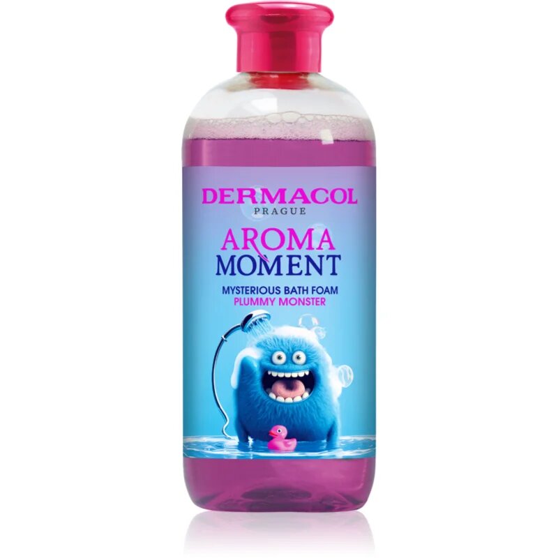 Dermacol Aroma Moment Plummy Monster spuma de baie pentru copii parfum Plum 500 ml
