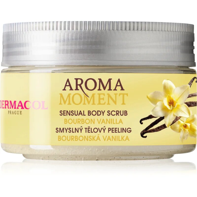 Aroma Moment Vanilla Bourbon exfoliant de corp cu zahăr 200 g