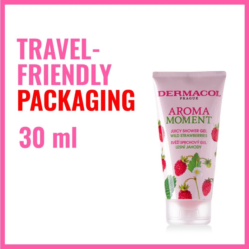 Dermacol Aroma Moment Wild Strawberries gel de dus racoritor 30 ml