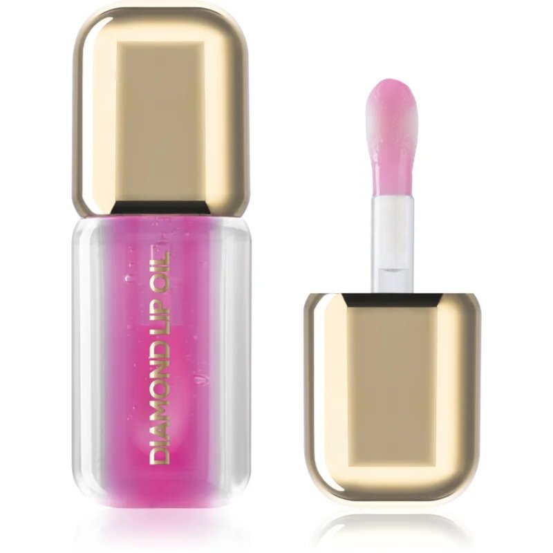 Dermacol Diamond Edition Lip Oil ulei nuanțator pentru buze cu efect de crestere culoare 02 Hot Kiss 4 ml