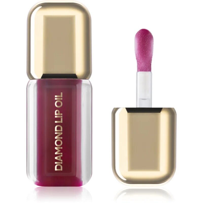 Dermacol Diamond Edition Lip Oil ulei nuanțator pentru buze cu efect de crestere culoare 06 Berry Bloom 4 ml