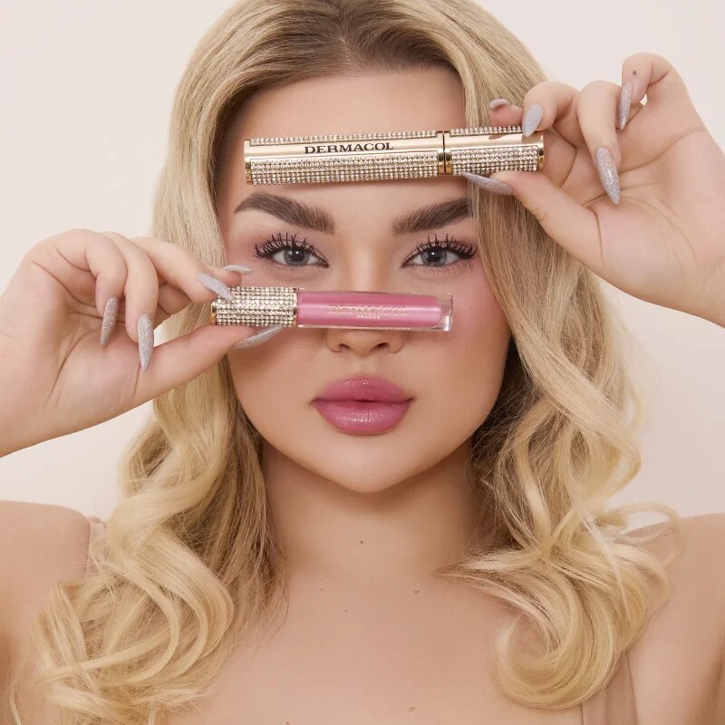 Dermacol Diamond Edition Peptide Lip Glaze luciu de buze de ingrijire cu peptide culoare 02 Very Vera 2.5 ml
