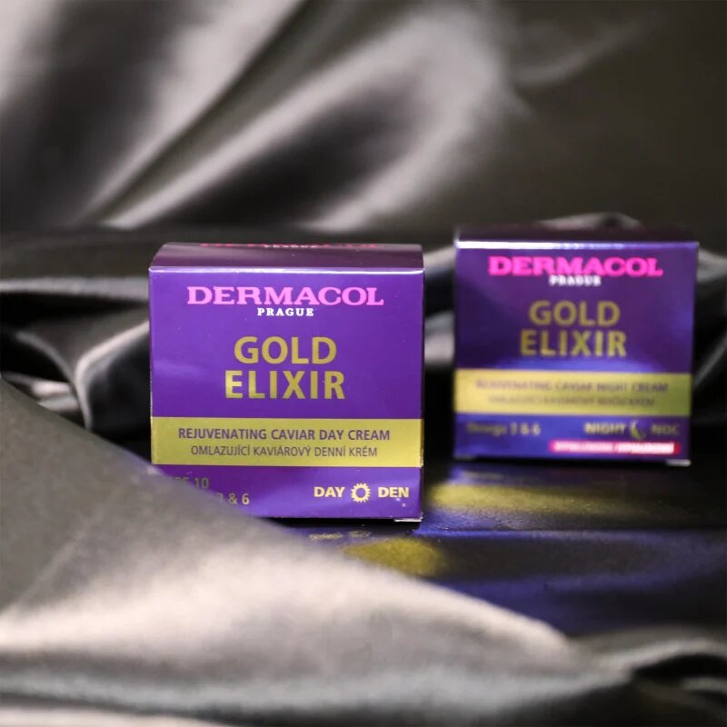 Dermacol Gold Elixir crema de zi anti-aging cu caviar 50 ml