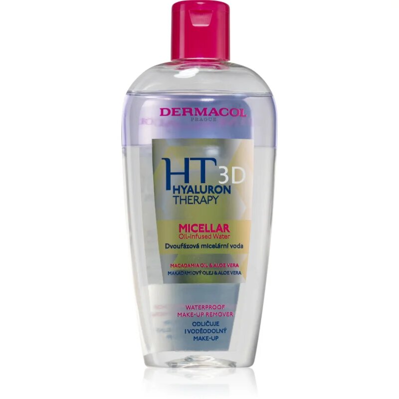 Dermacol Hyaluron Therapy 3D apa micelara 2 in 1 cu acid hialuronic 200 ml